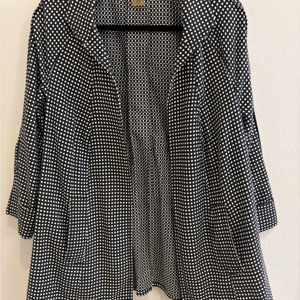 Peter Nygard Black and White dotted Jacket